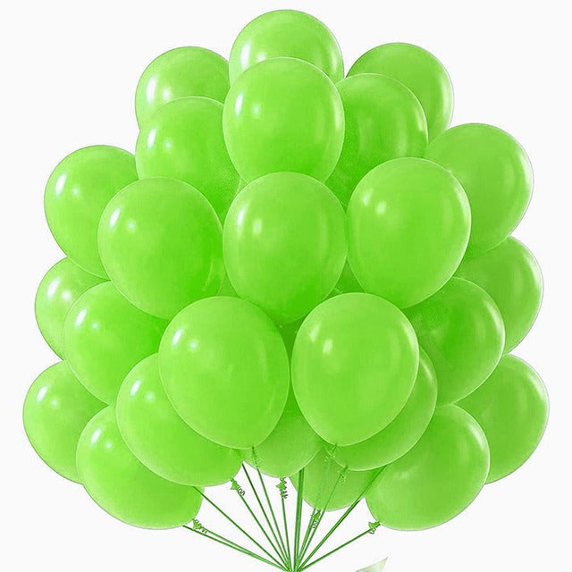 10/12inch Pearl Latex lightgreen Balloon