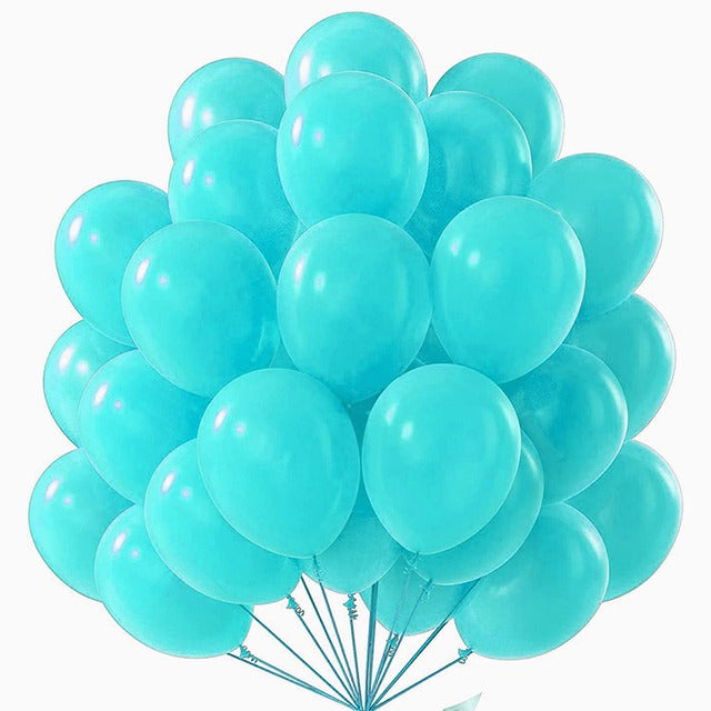 10/12inch Pearl Latex tiffanyblue Balloon