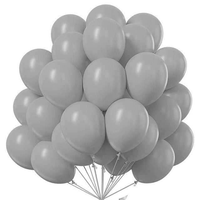 10/12inch Pearl Latex silver Balloon
