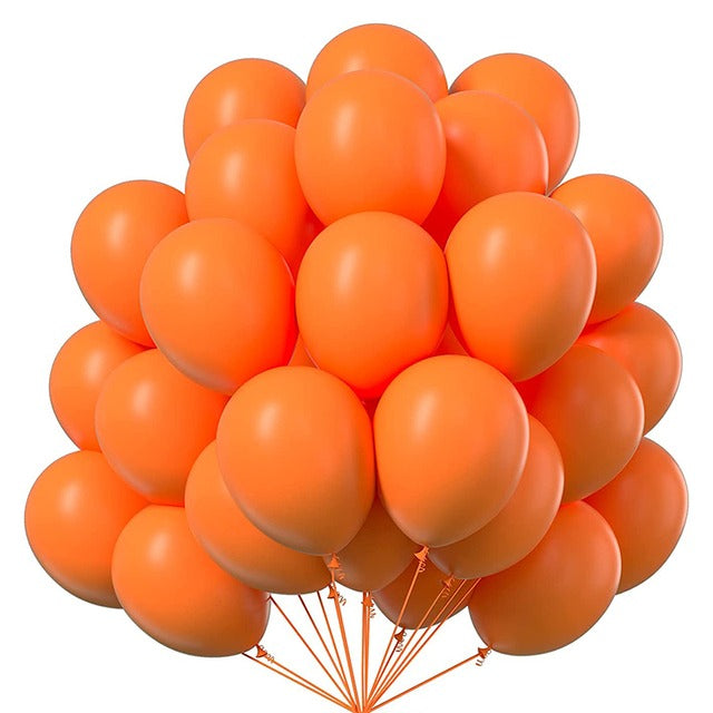 10/12inch Pearl Latex Orange Balloon