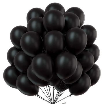 10/12inch Pearl Latex Black Balloon