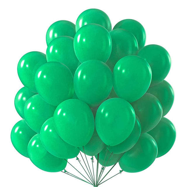 10/12inch Pearl Latex green Balloon