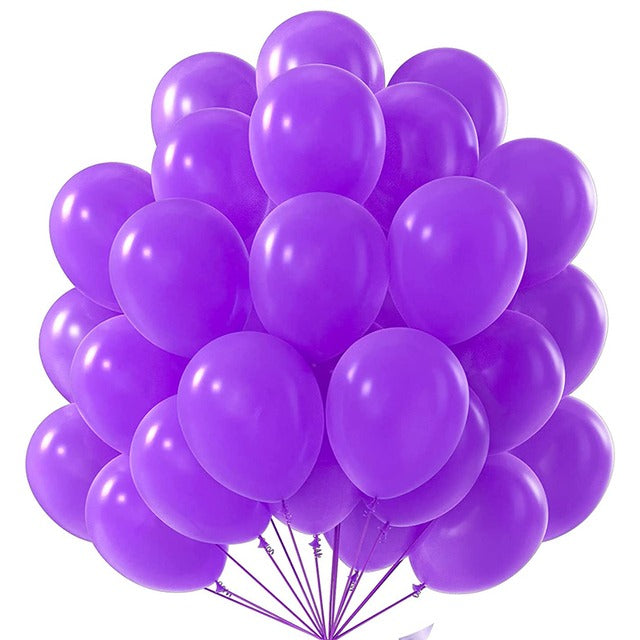 10/12inch Pearl Latex purple Balloon