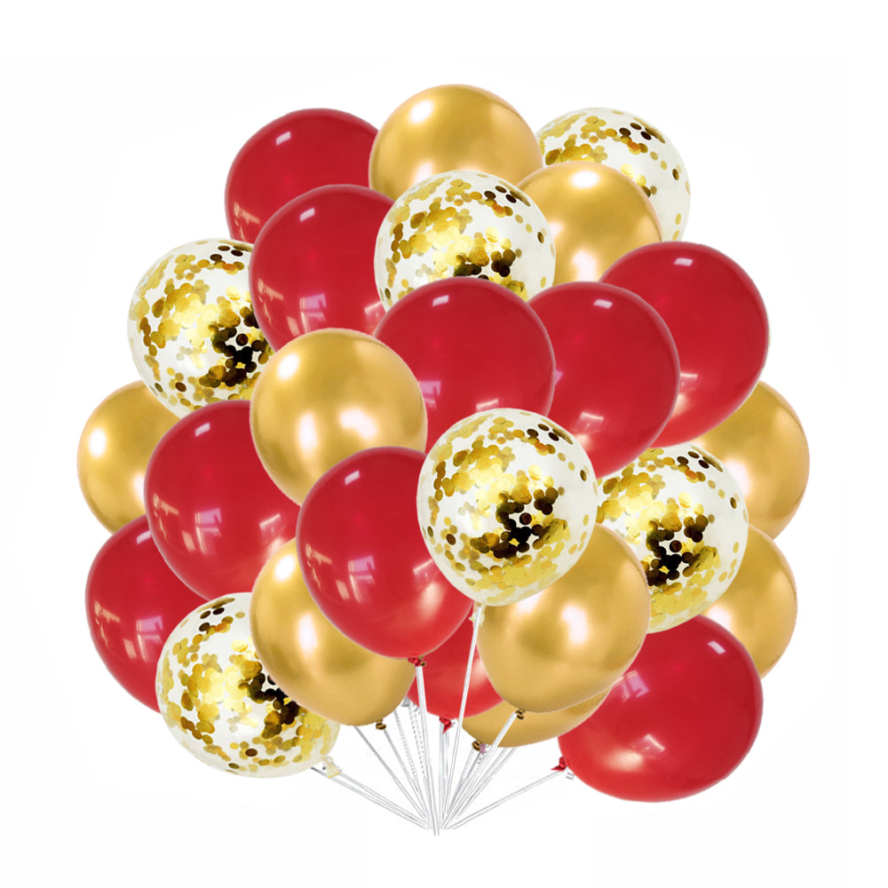 10inch Red & Gold Arrangements