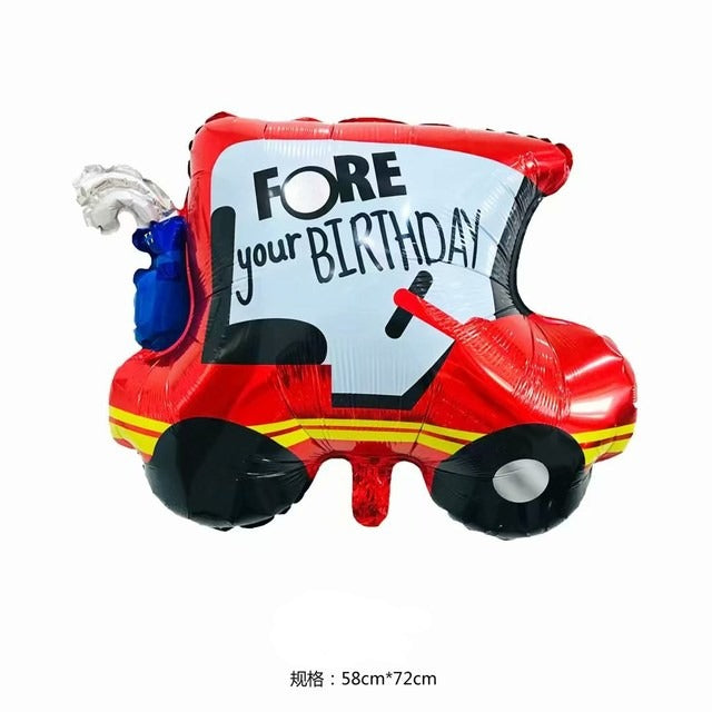 Truck Birthday Party Balloon